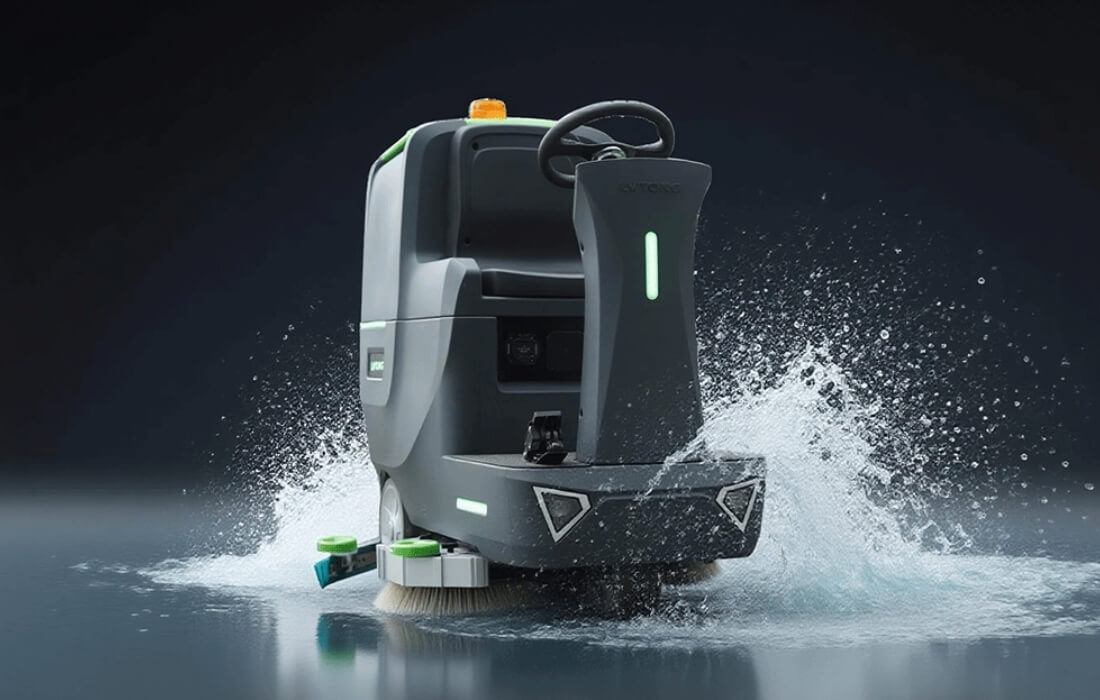 Industrielle Aufsitz-Scheuersaugmaschine - LVTONG Industrielle Aufsitz-Scheuersaugmaschine