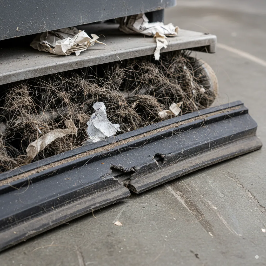 Clogged Squeegee or Worn-out Squeegee Blade