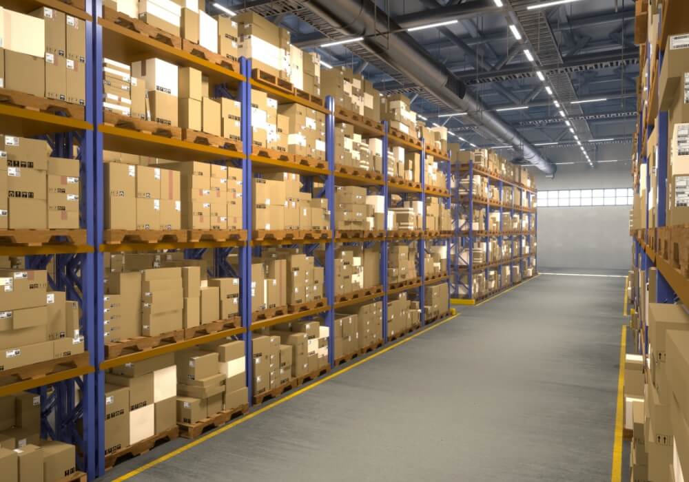Floor scrubbing machine for Logistics Warehousing Center