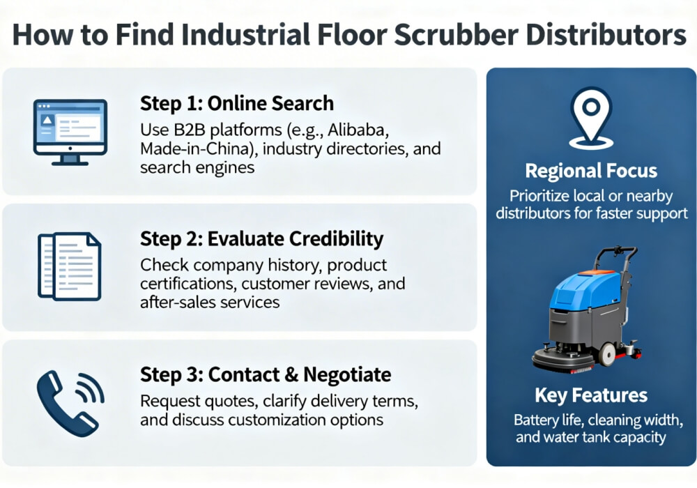 Where Can I Find a Local Floor Scrubber Dealer