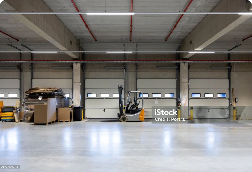 Logistics cleaning equipment for parking lot floor cleaning