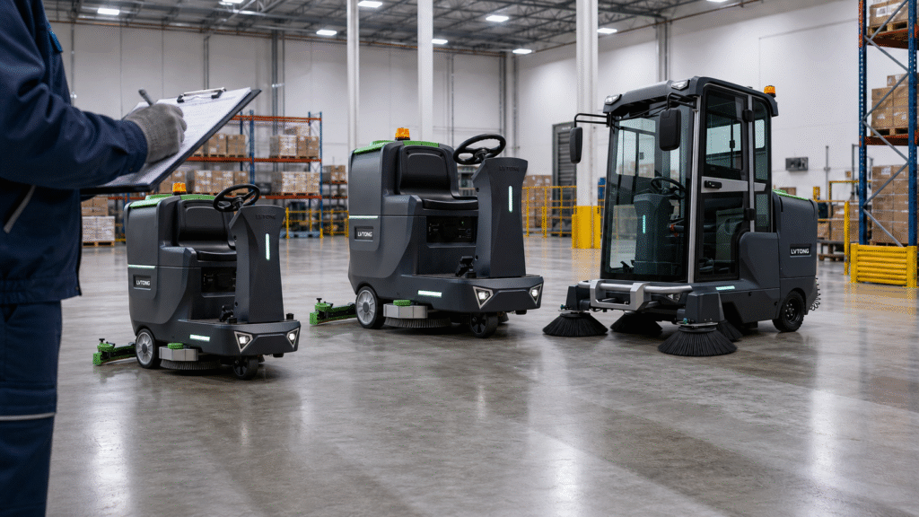 Commercial floor cleaning equipment for large facilities - LVTONG Commercial floor cleaning equipment for large facilities