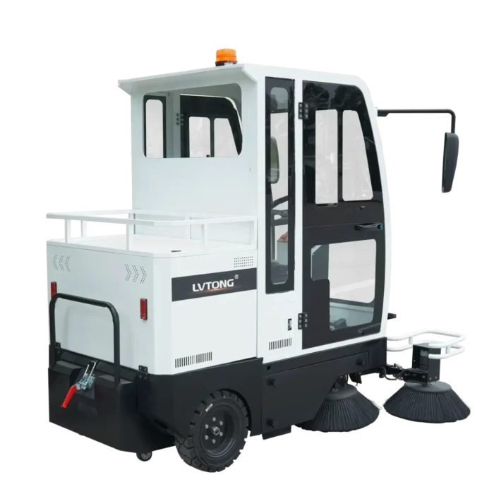 1950S industrial ride on sweeper