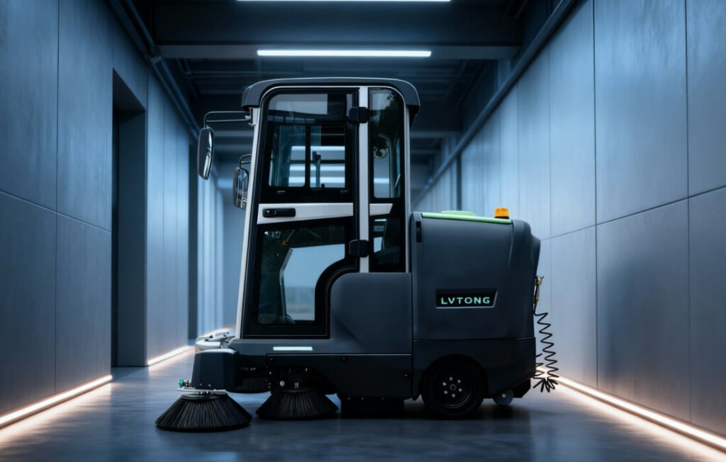 machine pour balayer le sol