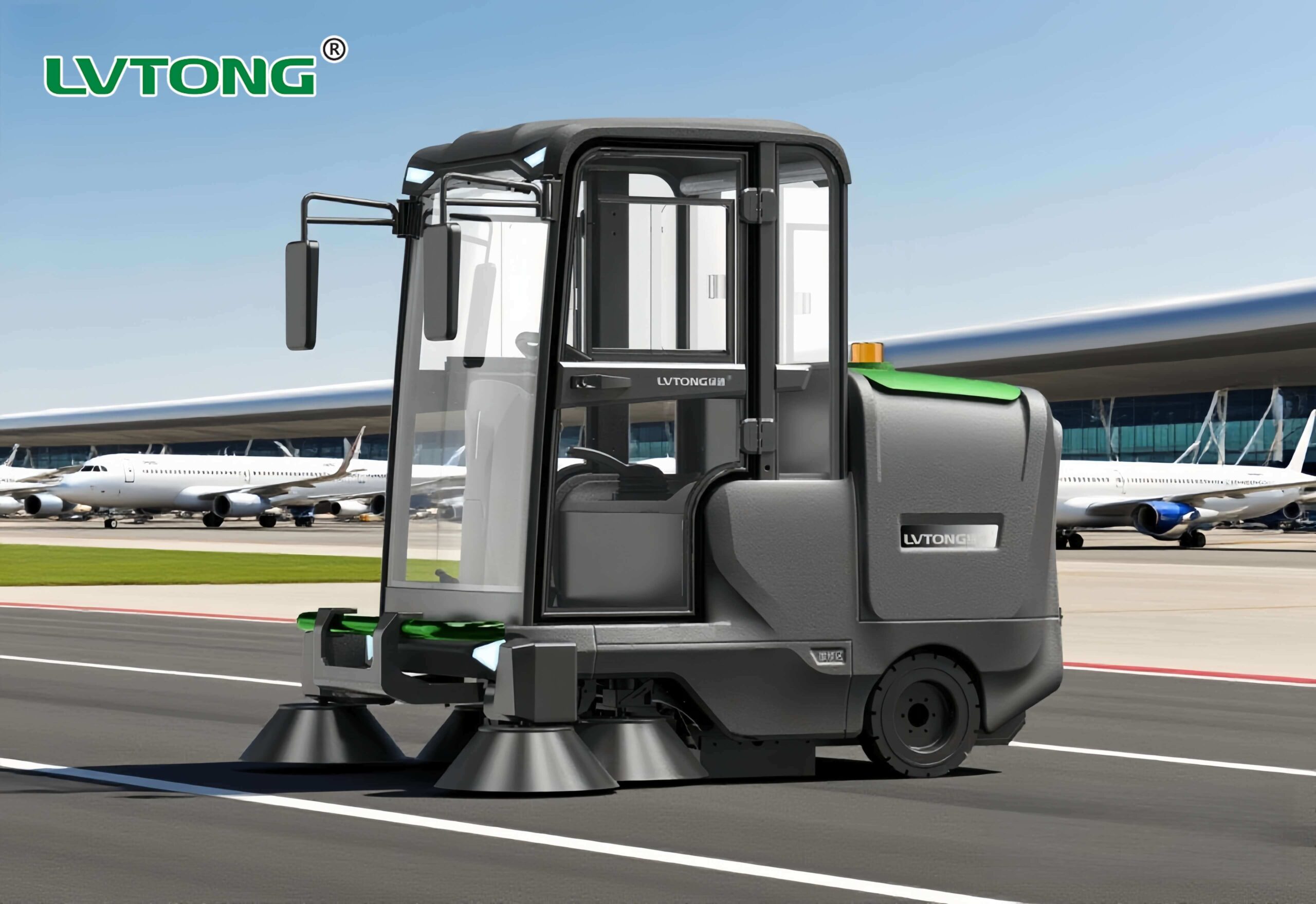 Industrial Floor Sweeper: Semi-Automatic VS Fully Automated 3 Floor Sweeper in Airport