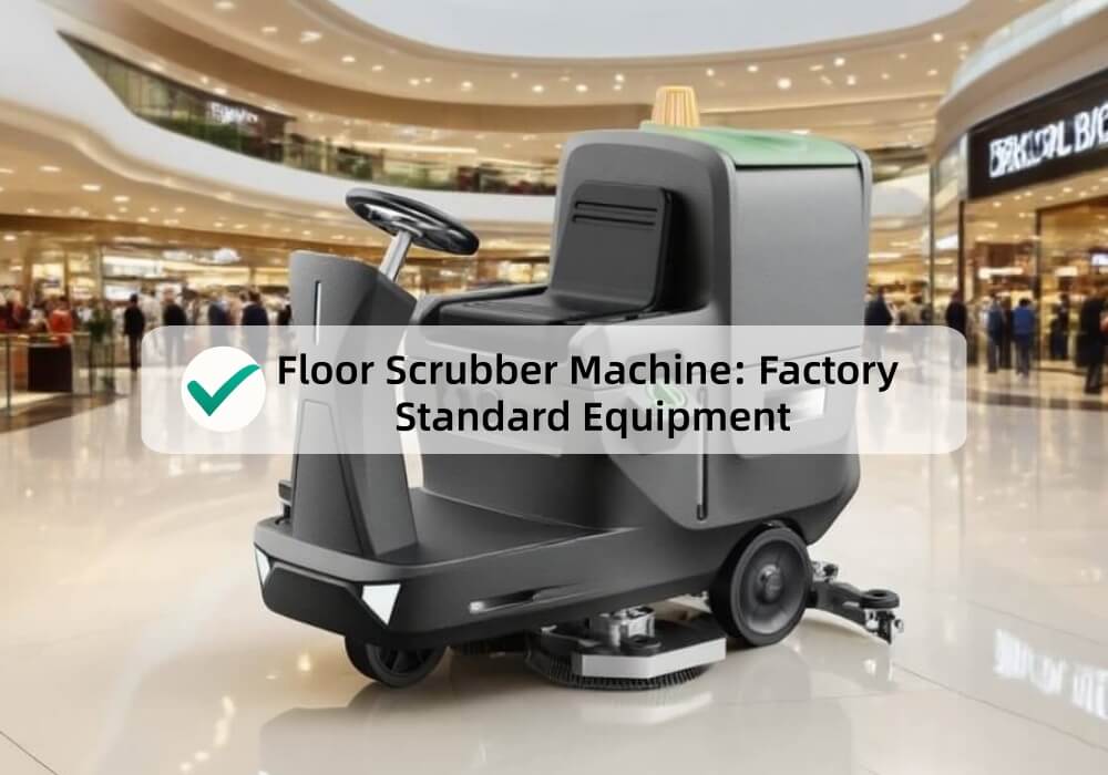 Floor Scrubber Machine Factory Standard Equipment