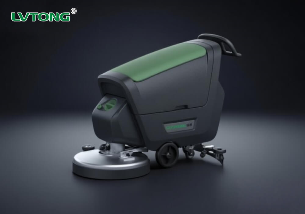 commercial floor scrubber
