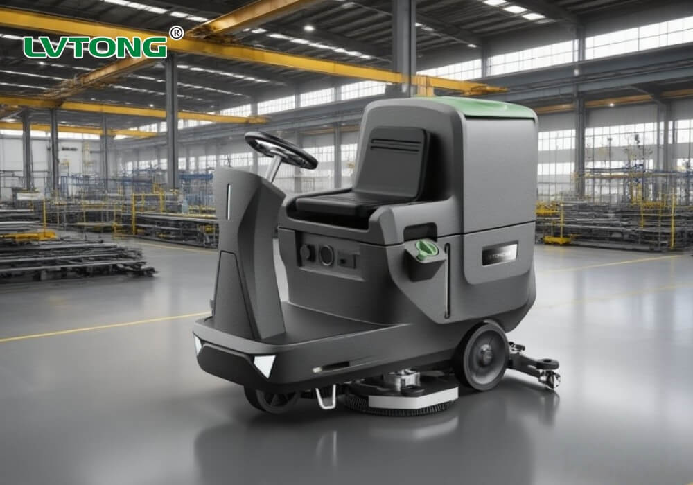 how to use a floor scrubber