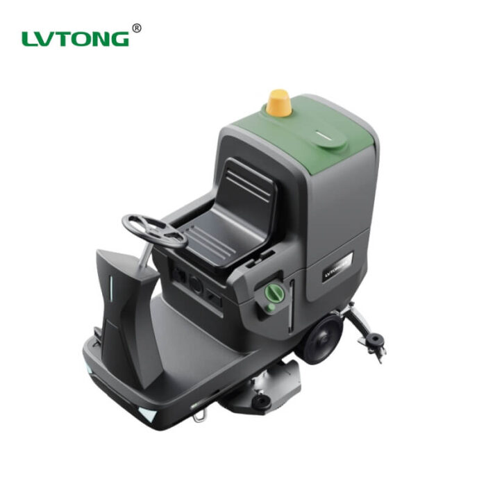industrial floor scrubber ride on