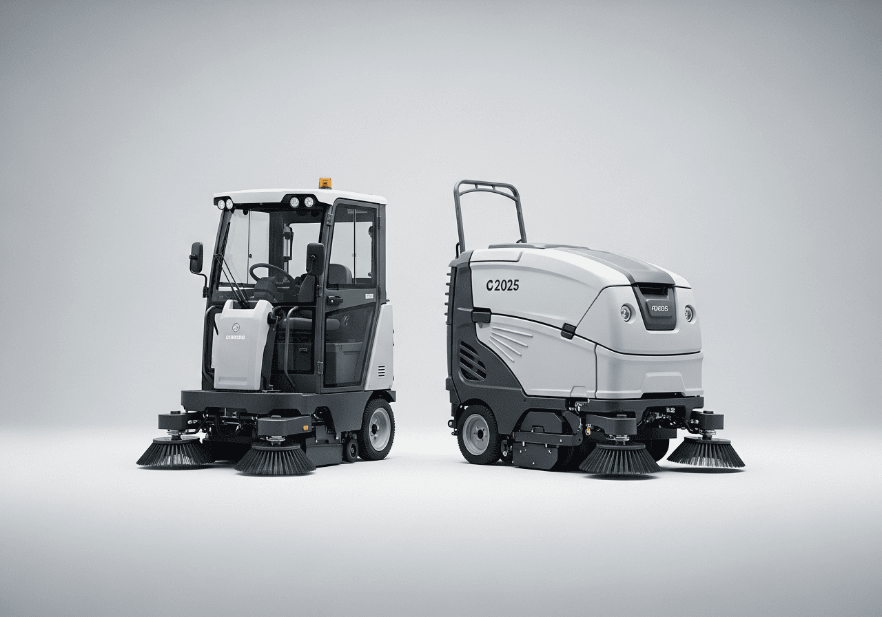 Choose Between a Ride-On or Walk-Behind Sweeper – 2025 Update