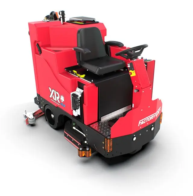 Factory Cat XR ride-on floor scrubber