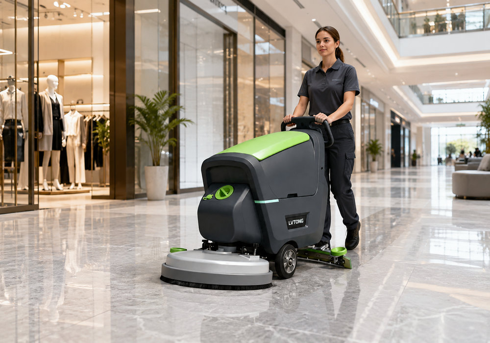Industrial Floor Cleaner Machine for Shopping Mall Cleaning - LVTONG Commercial use industrial floor cleaner machine cleaning shopping mall floor