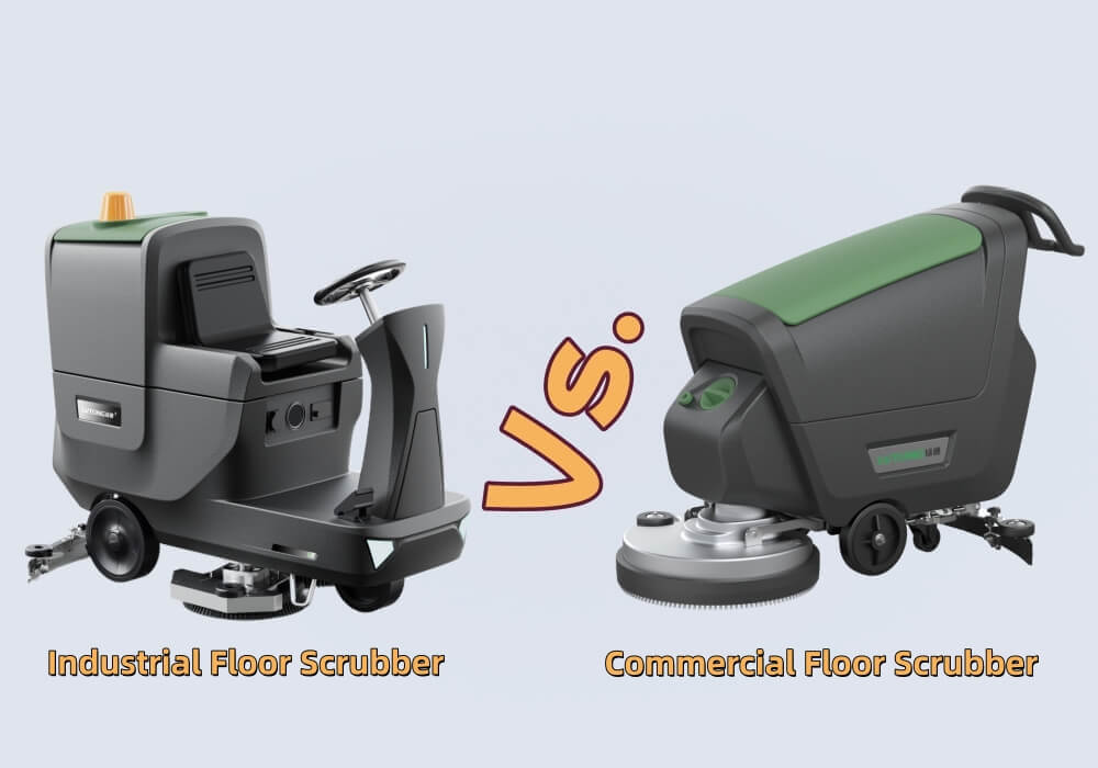 Industrial Floor Scrubber vs. Commercial Floor Scrubber