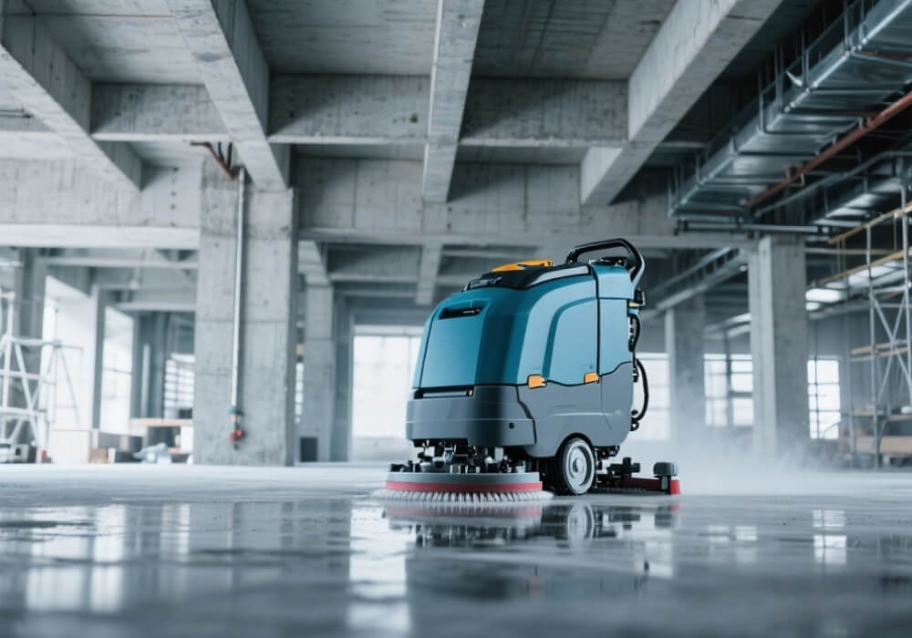 concrete floor scrubber rental