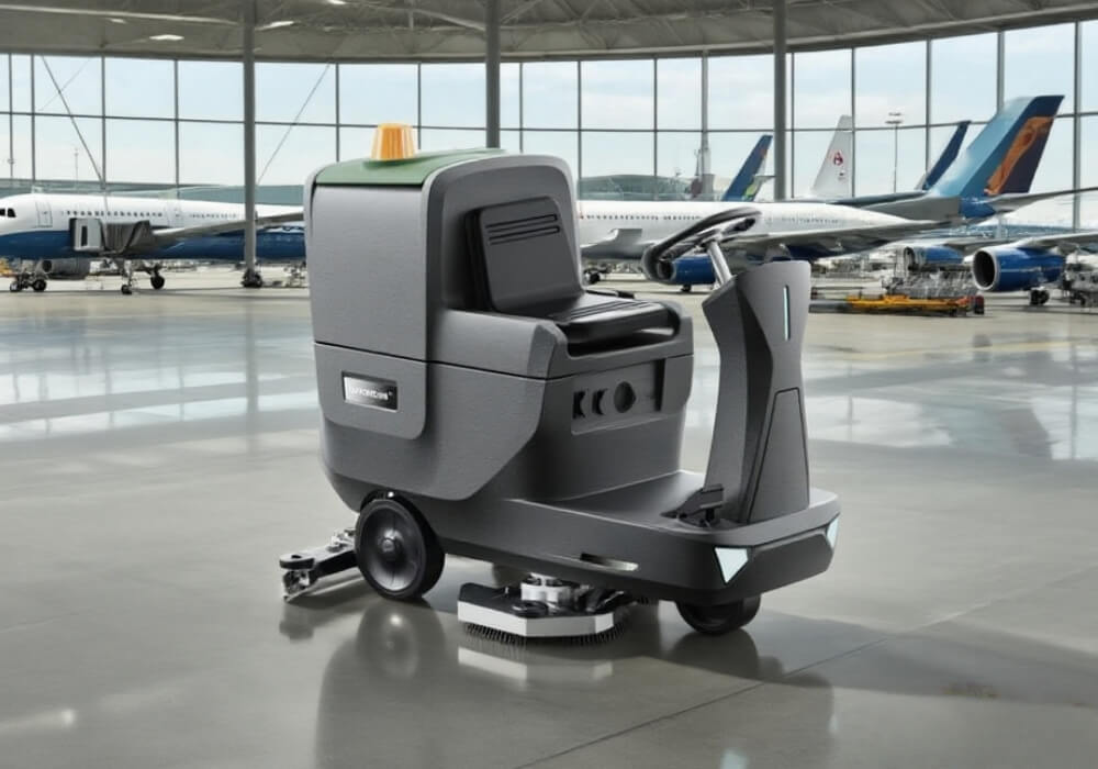 ride on floor scrubber machine
