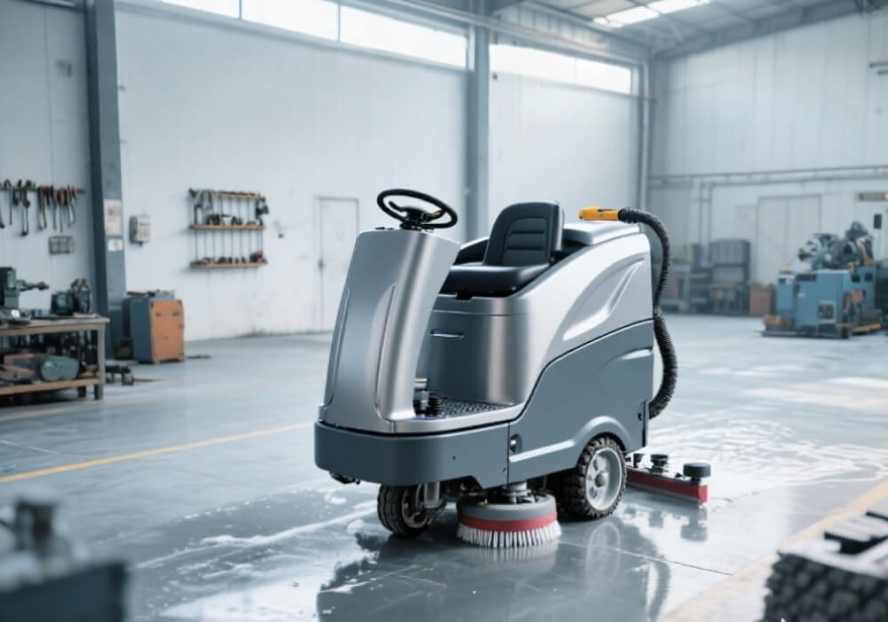 used commercial floor scrubber