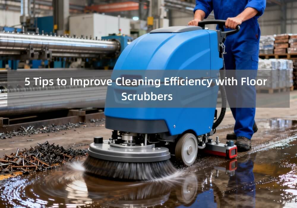 5 Tips to Improve Cleaning Efficiency with Floor Scrubbers