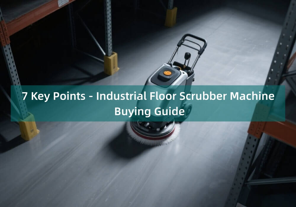 7 Key Points - Industrial Floor Scrubber Machine Buying Guide