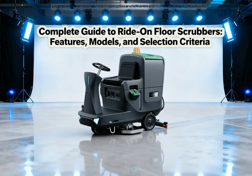 Guía completa de características, modelos y criterios de selección de fregadoras de suelos con conductor