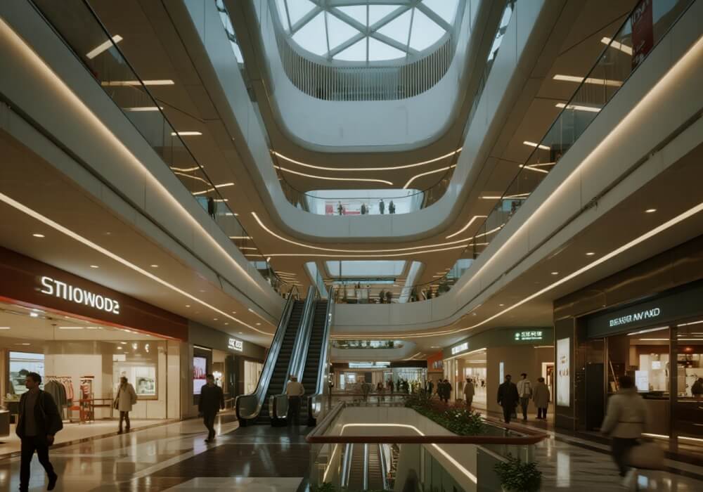 Industrial Floor Scrubber for Large Shopping Mall