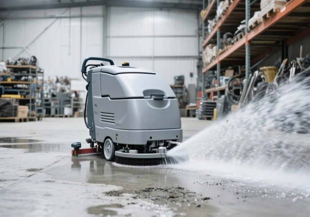 industrial floor scrubber maintenance easy