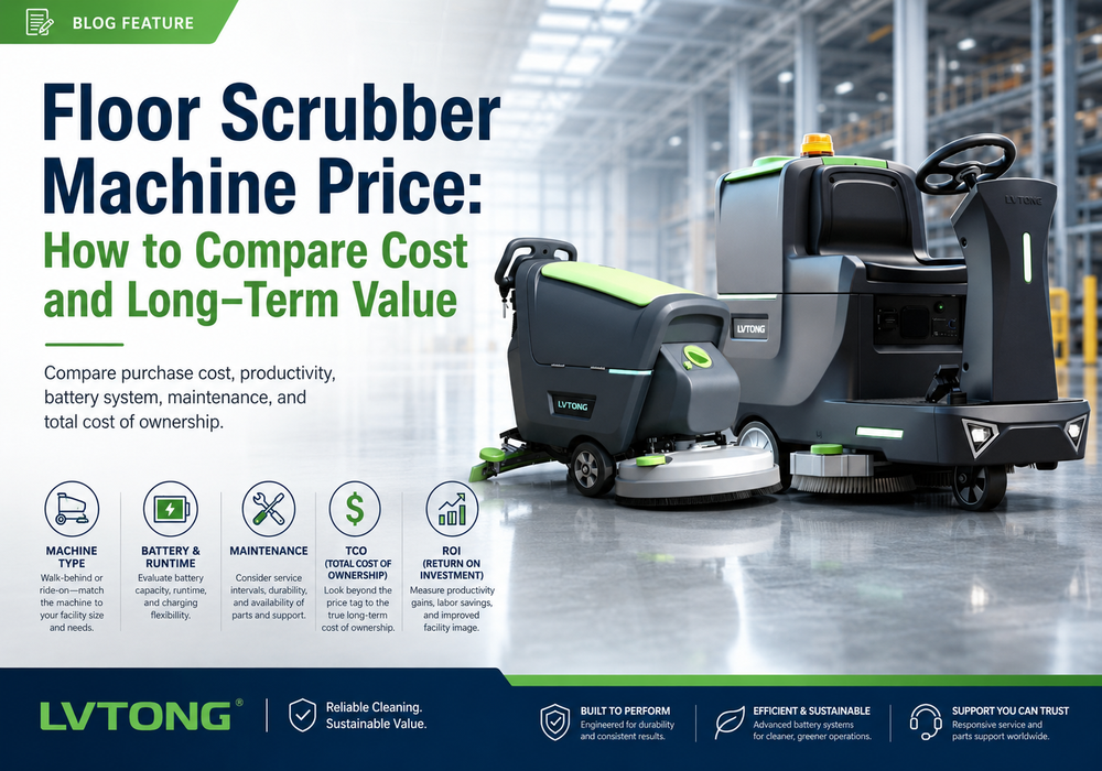 Floor scrubber machine price guide comparing cost and long-term value