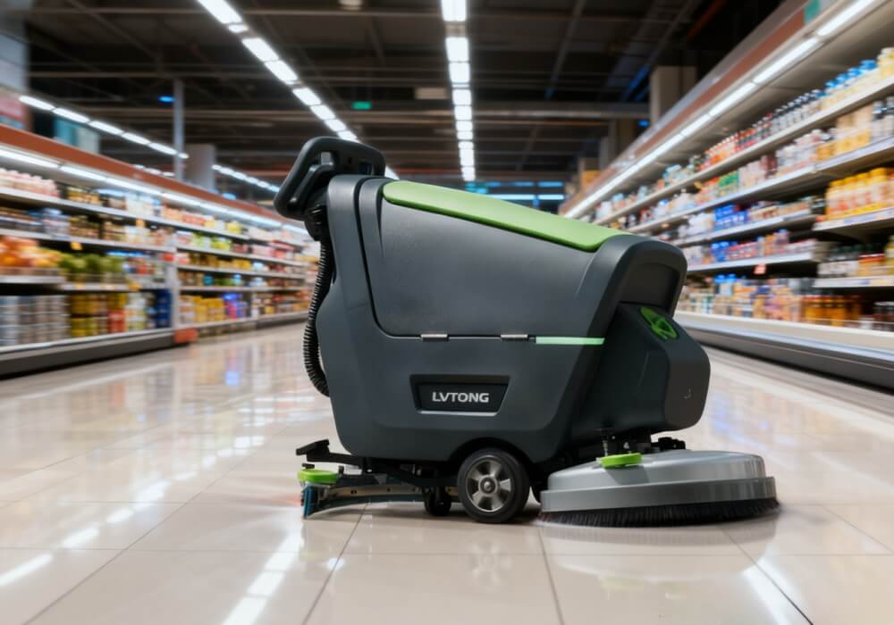 Industrielle Bodenreinigungsmaschine