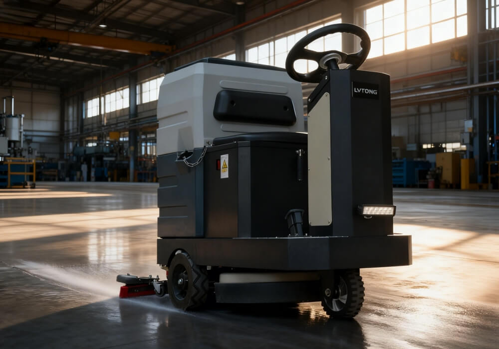 Industrielle Bodenreinigungsmaschine