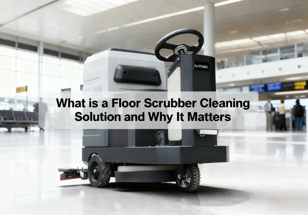 Was ist eine Bodenreinigungslösung mit Scheuersaugmaschine und warum ist sie wichtig?
