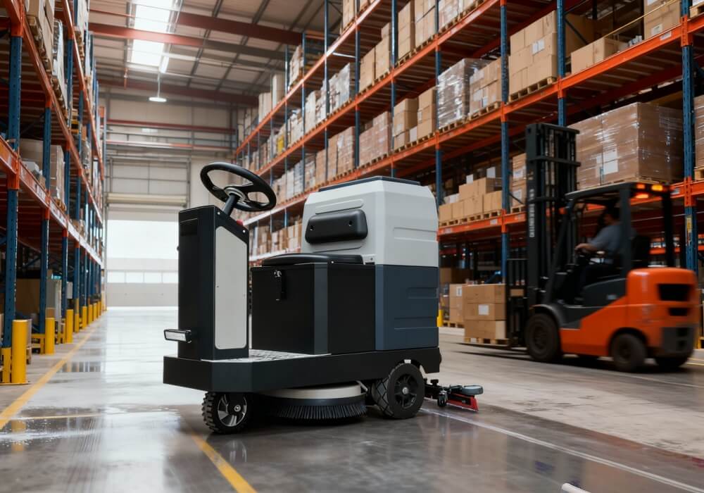 Aufsitz-Scheuersaugmaschine