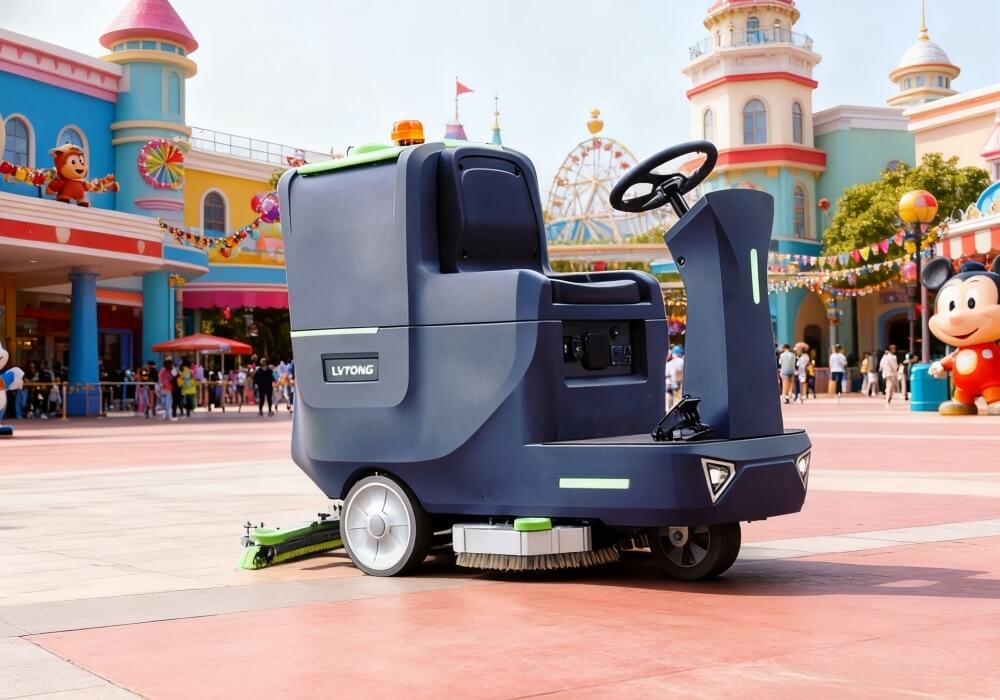 Automatische Bodenreinigungsmaschine mit Lithiumbatterie