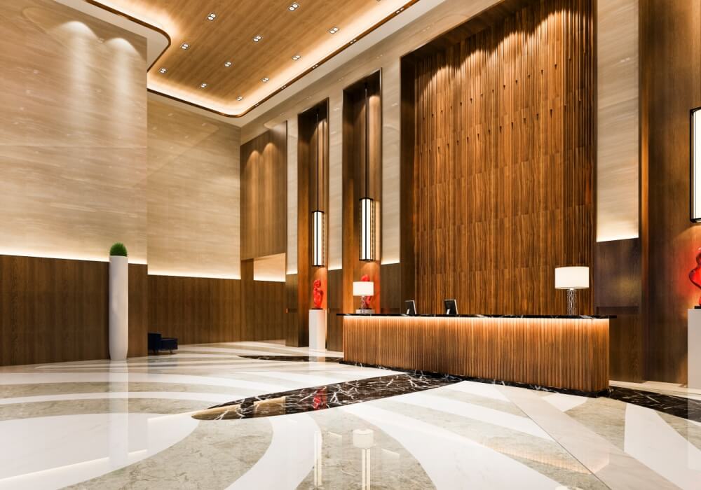 Bodenreinigungsmaschine für Hotels