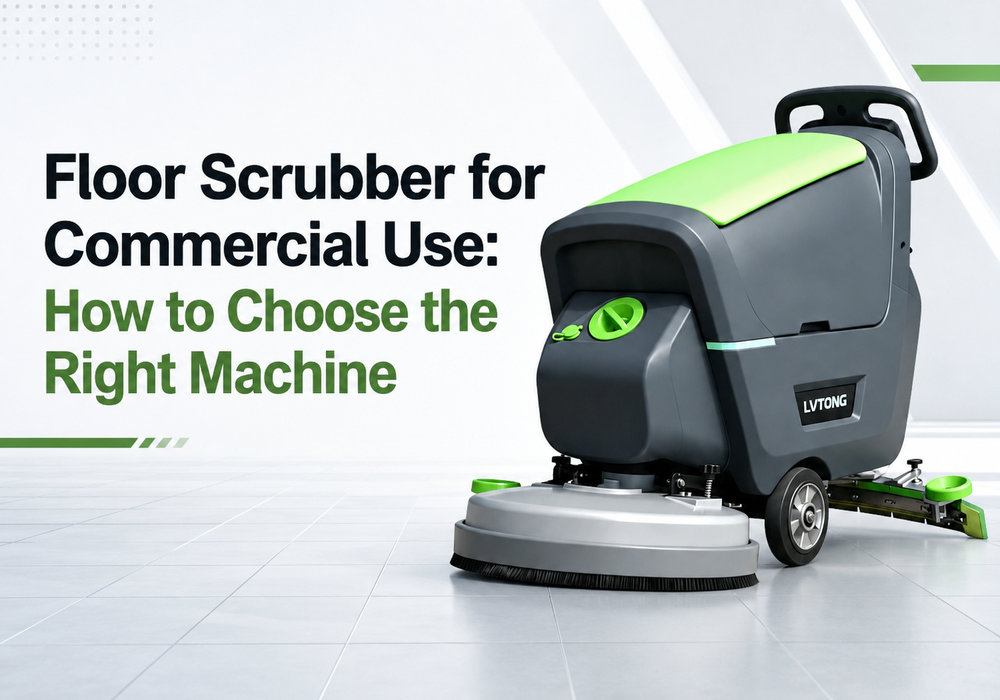 Floor scrubber for commercial use guide showing how to choose the right machine