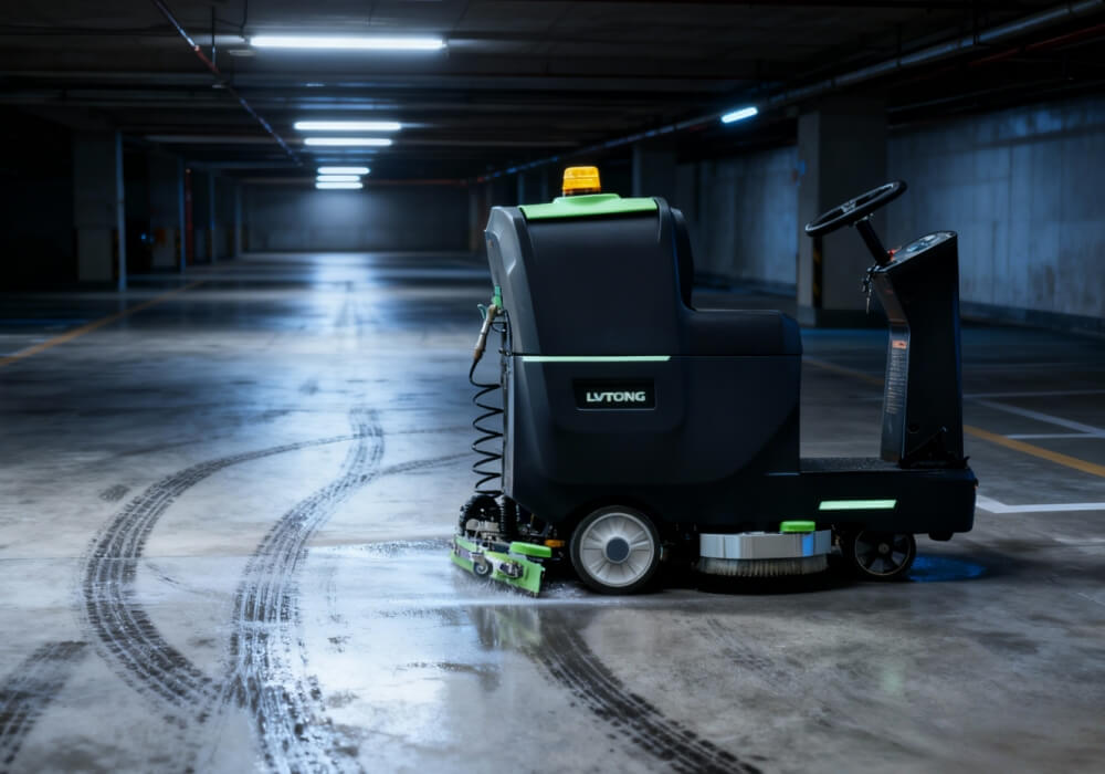 global industrial floor scrubber