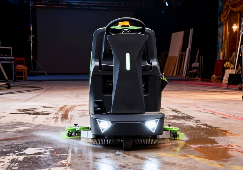 industrial floor scrubber for factory