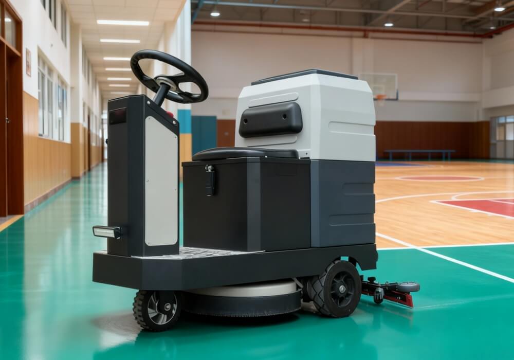 industrial floor scrubber machine