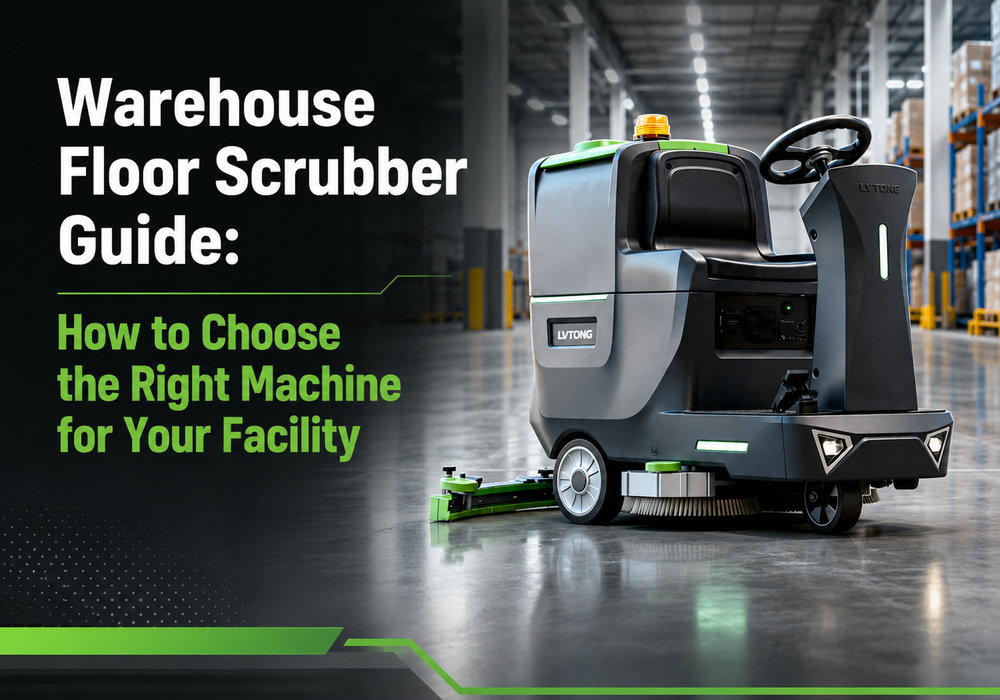 warehouse floor scrubber guide for choosing the right machine for your facility