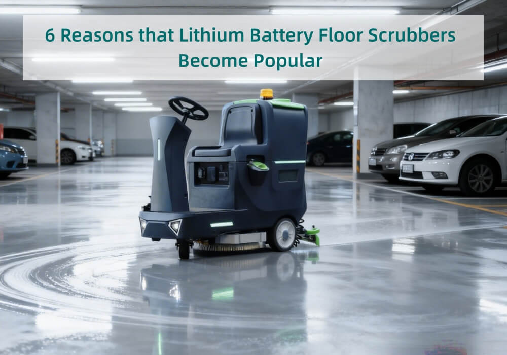 6 Reasons that Lithium Battery Floor Scrubbers Become Popular - LVTONG 6 Reasons that Lithium Battery Floor Scrubbers Become Popular