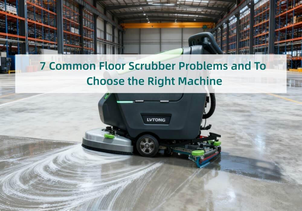 7 Common Floor Scrubber Problems and To Choose the Right Machine - LVTONG 7 Common Floor Scrubber Problems and To Choose the Right Machine