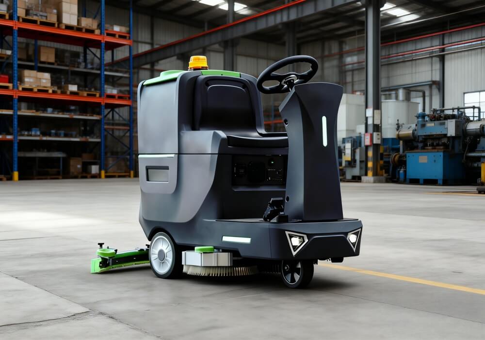 hard floor scrubber machine