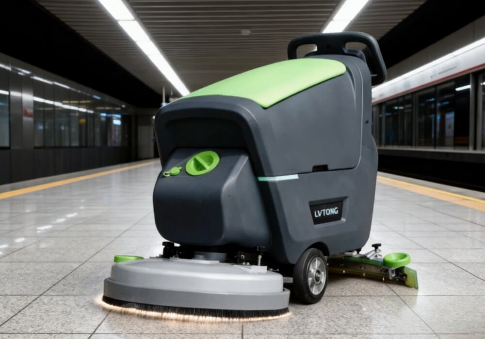 lithium battery floor scrubber