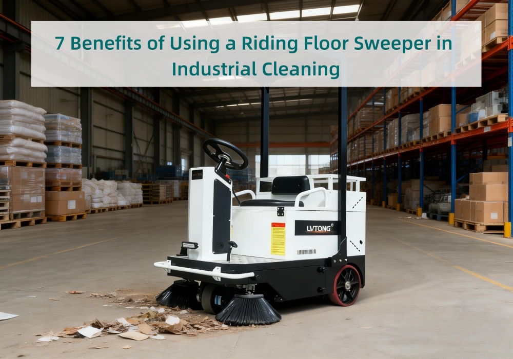 7 Benefits of Using a Riding Floor Sweeper in Industrial Cleaning