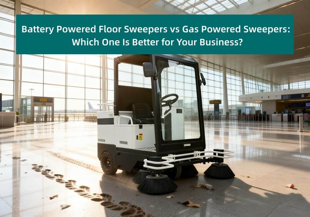 Battery Powered Floor Sweepers vs Gas Powered Sweepers Which One Is Better for Your Business