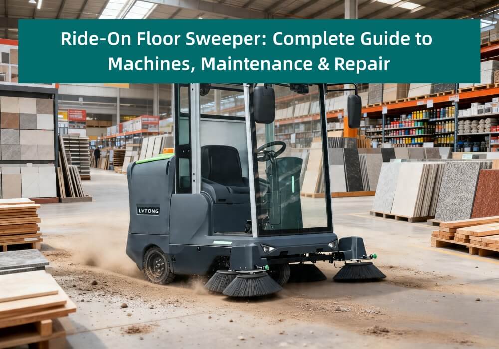 Ride-On Floor Sweeper Complete Guide to Machines Maintenance Repair