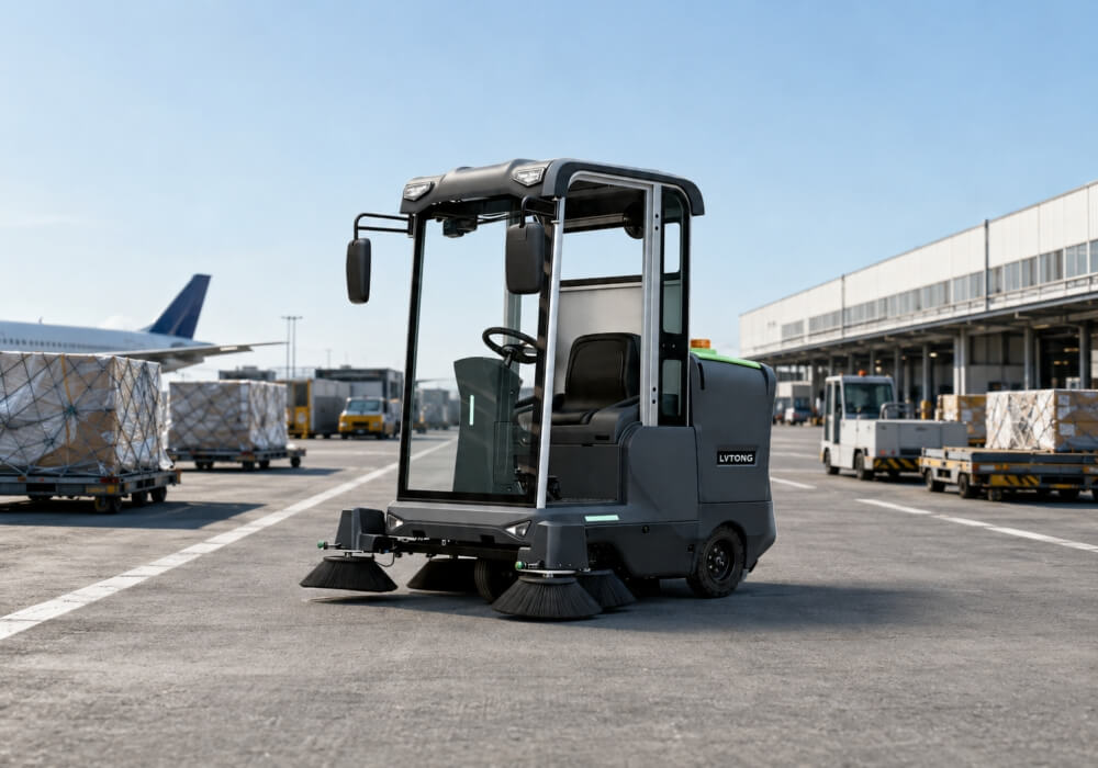 Industrial Floor Sweeper Machine for Logistics Parks