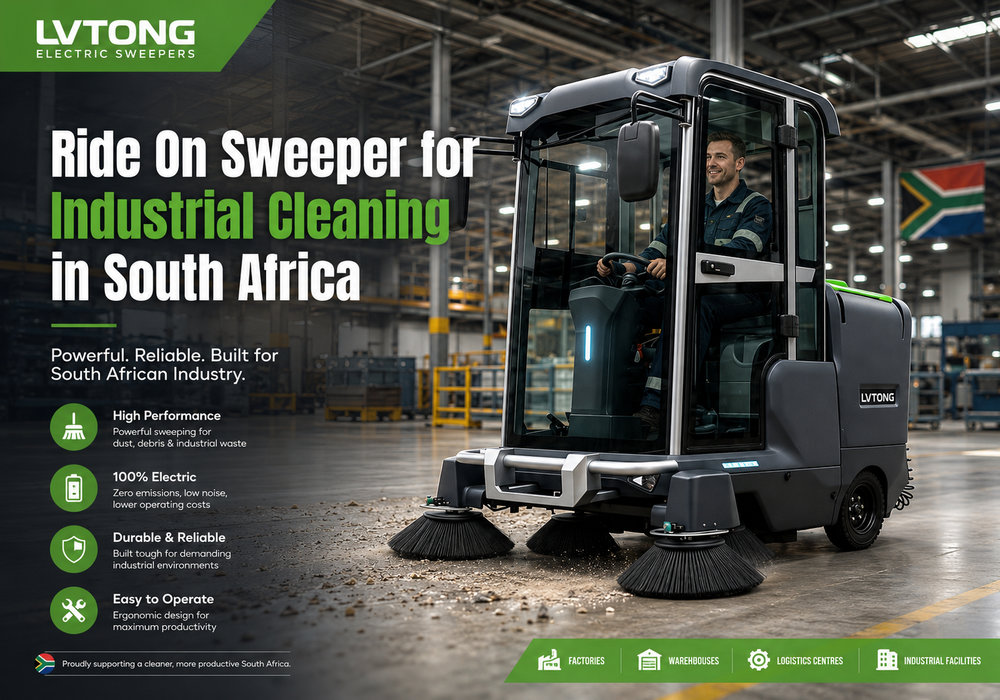 Ride On Sweeper for Industrial Cleaning in South Africa - LVTONG Ride On Sweeper for Industrial Cleaning in South Africa