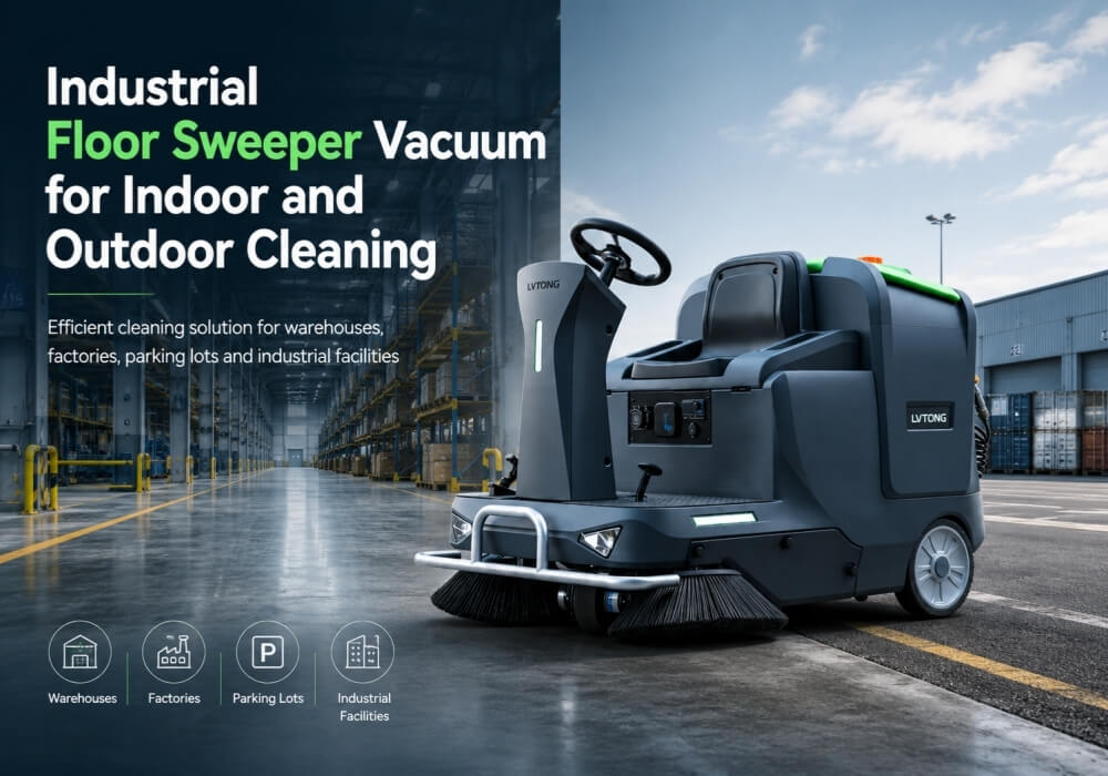 Industrial Floor Sweeper Vacuum for Large Area Cleaning - LVTONG Industrial Floor Sweeper Vacuum for Large Area Cleaning