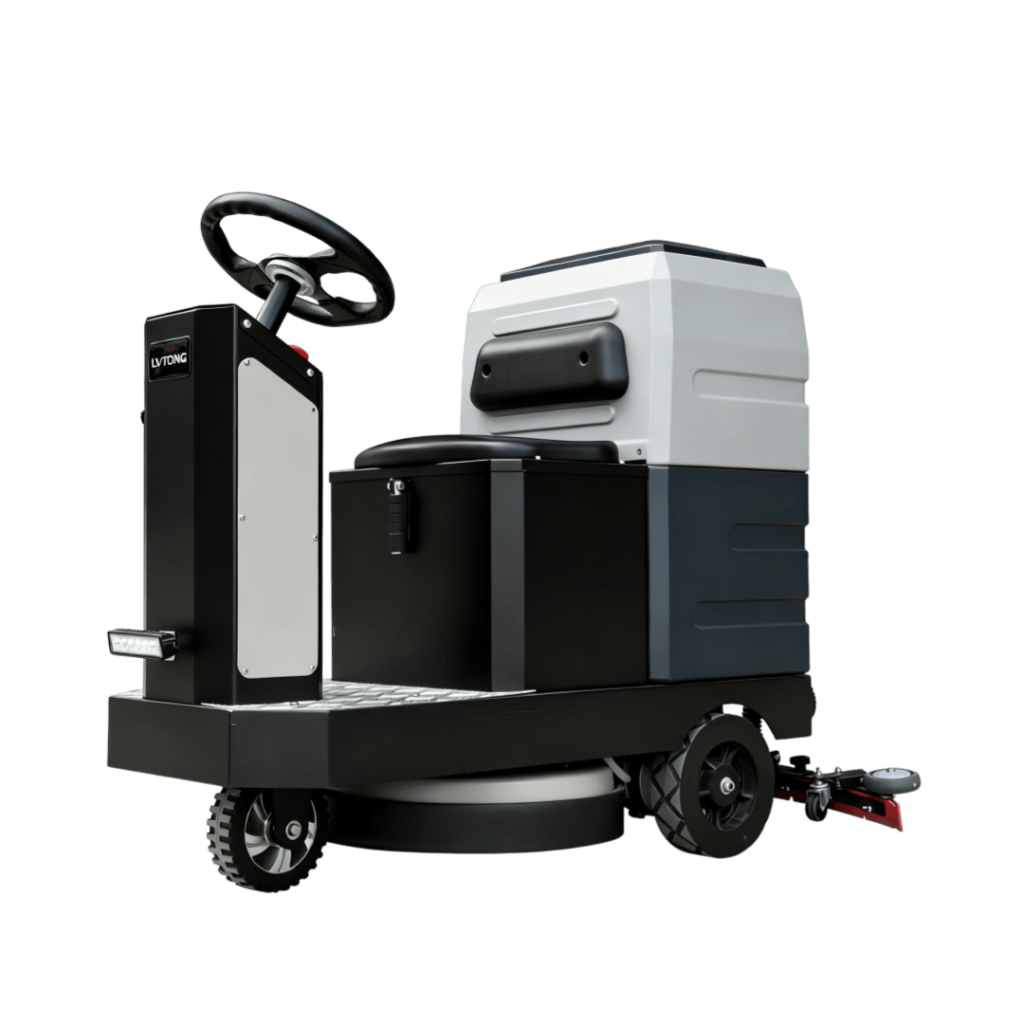 LVTONG V6 compact ride-on floor scrubber